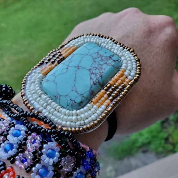 South Western Turquoise hair band - Picture 7 of 12